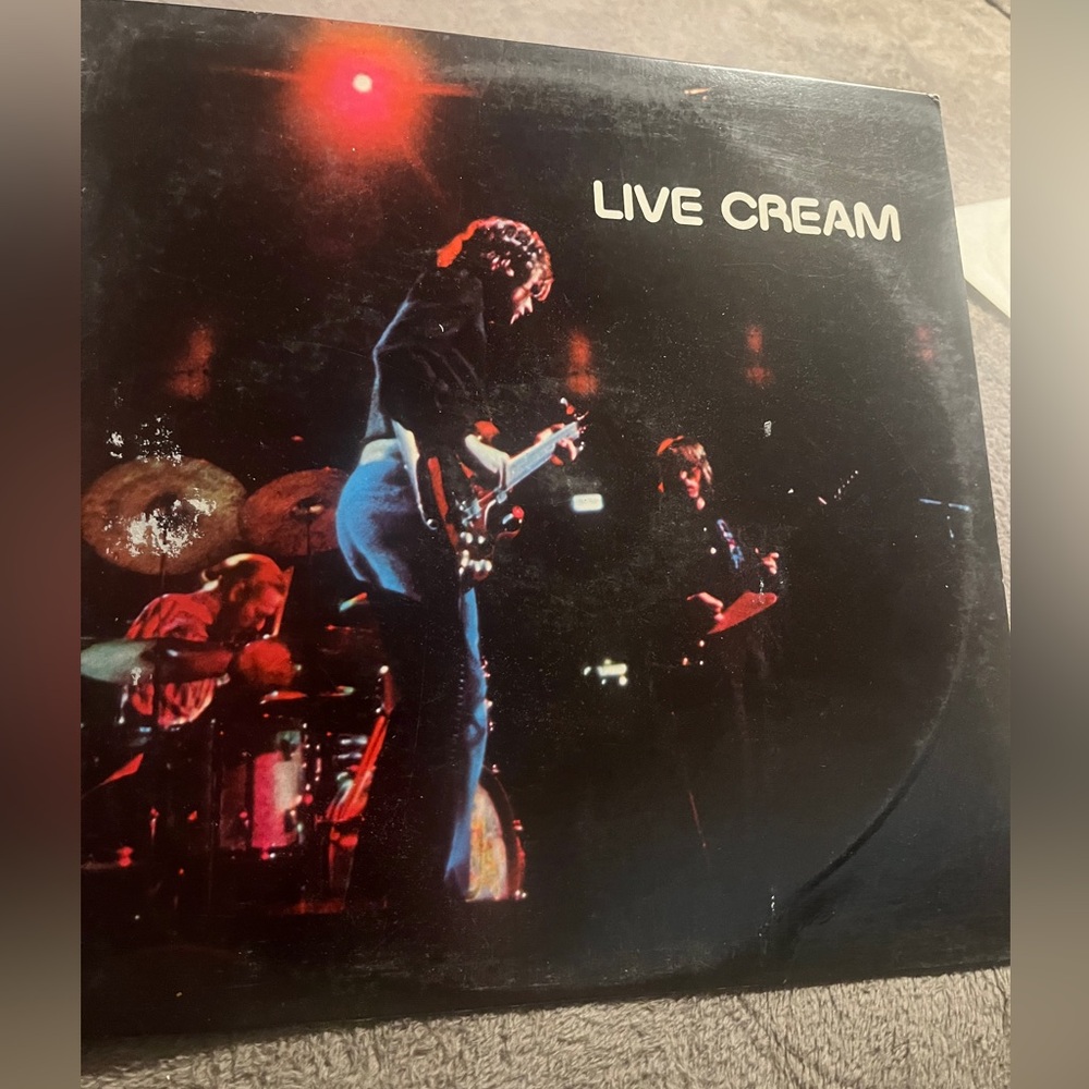 Live Cream 70’s Vinyl LP record .
